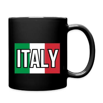 Italy / Italie / Italie football /Italie vacances - Mug uni - noir - Droite