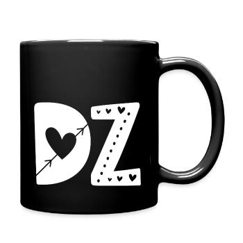 DZ Algerien - Tasse einfarbig - Schwarz - Rechts