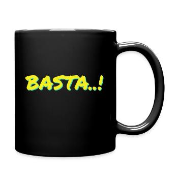 Basta! Design by Michaela - Tasse einfarbig - Schwarz - Rechts