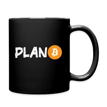Plan B Bitcoin - Full Colour Mug - black - Right