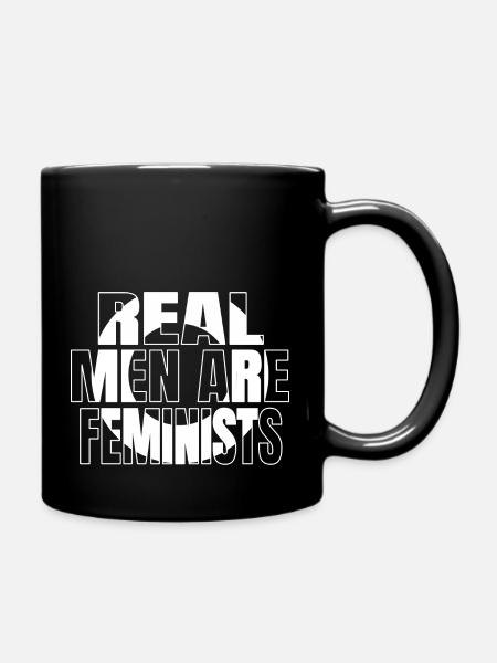 solidarity lgtb womens face rude feminism defined - Tasse einfarbig - Schwarz