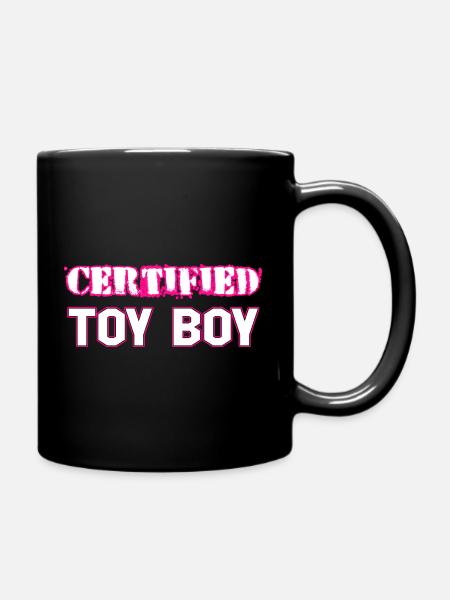 CERTIFIED TOY BOY - Full Colour Mug - black