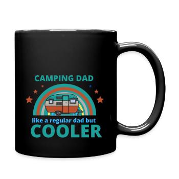 CAMPING DAD - Tasse einfarbig - Schwarz - Rechts