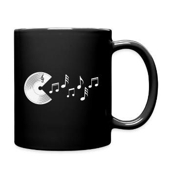 Musical note - Full Colour Mug - black - Right