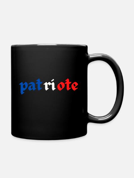 fier d être patriote - Mug uni - noir