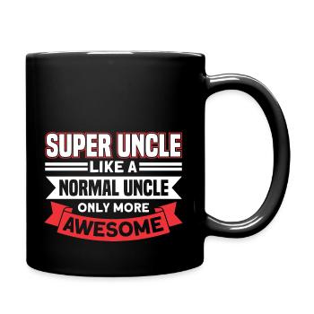 Uncle Brother Uncle Gift - Full Colour Mug - black - Right