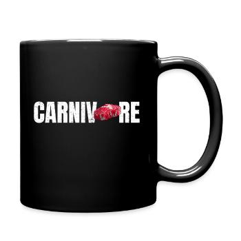 Carnivore Meat BBQ Lover - Tasse einfarbig - Schwarz - Rechts