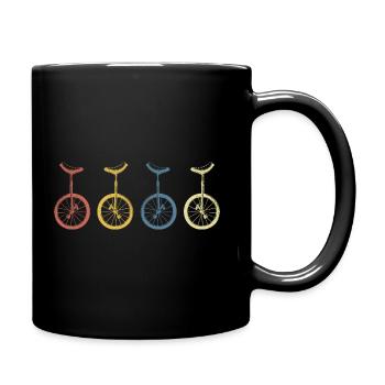 unicycle unicyclesport artiste monocycliste - Mug uni - noir - Droite