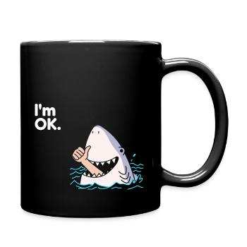 Requin Requin - Mug uni - noir - Droite