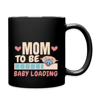 Future maman - Je suis enceinte - Mug uni - noir - Droite