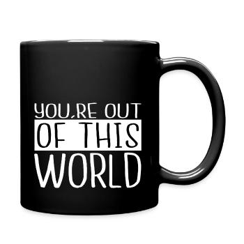 astronomy stuff birthday telescope gift idea - Tasse einfarbig - Schwarz - Rechts
