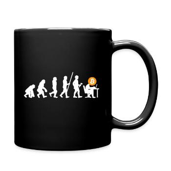 Bitcoin BTC Revolution - Crypto Gift Idea - Tasse einfarbig - Schwarz - Rechts