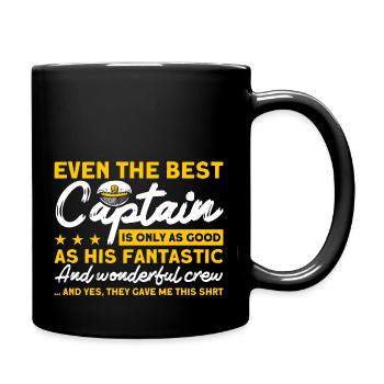 Capitaines de bateau d’équipage Capitaines - Mug uni - noir - Droite