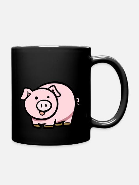 Cochon / Cochon - Mug uni - noir