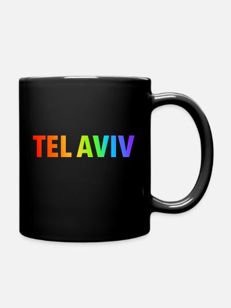 TEL AVIV LGBT - Tasse einfarbig - Schwarz