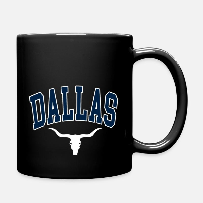 Longhorn de Dallas - Mug uni - noir