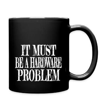 joke funny sayings computer language - Full Colour Mug - black - Right