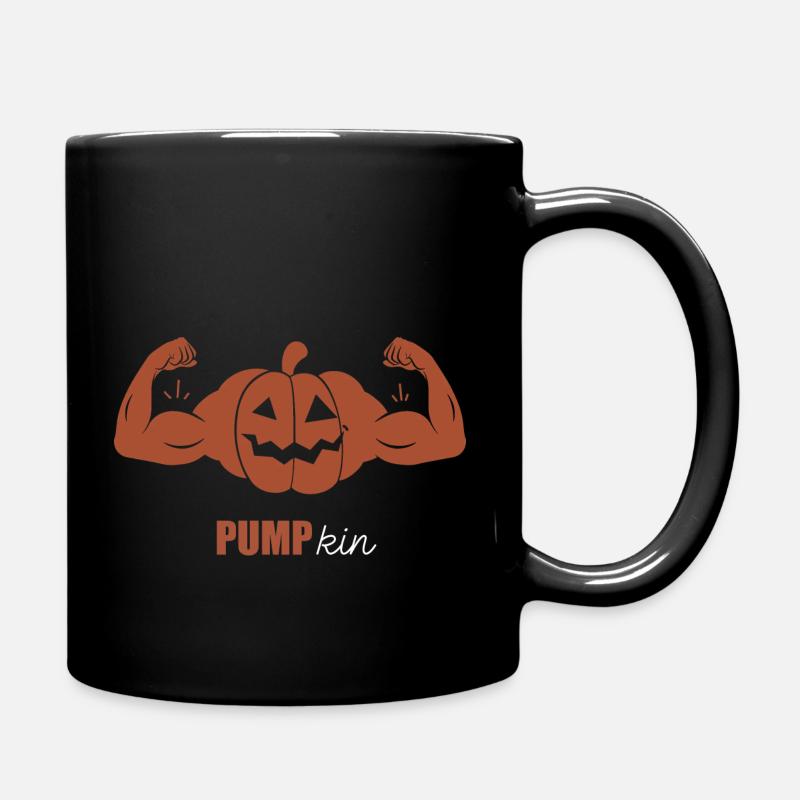 Pumpkin - pump citrouille Halloween musculation - Mug uni - noir
