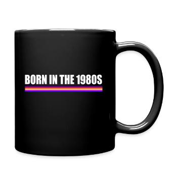 born in the 1980s - Full Colour Mug - black - Right
