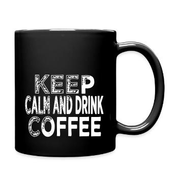 birthday tired roastedbeans geek morning - Tasse einfarbig - Schwarz - Rechts