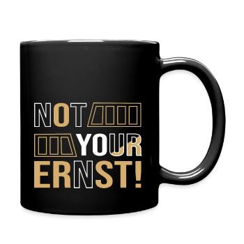 Pas votre sérieux! - Denglish Proverbes Denglisch - Mug uni - noir - Droite