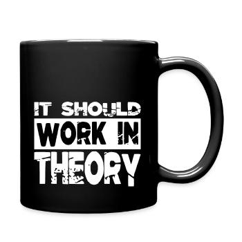 sayings artificial awesome robotics engineering - Tasse einfarbig - Schwarz - Rechts