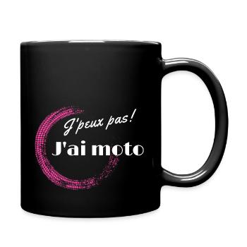 J peux pas J ai moto - Mug uni - noir - Droite