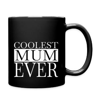bday birthday present love statement adopted - Tasse einfarbig - Schwarz - Rechts