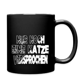 witzig meerkatze geburtstag weihnachten geschenk - Tasse einfarbig - Schwarz - Rechts