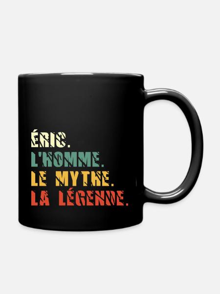 Éric l homme le mythe la légende - Mug uni - noir