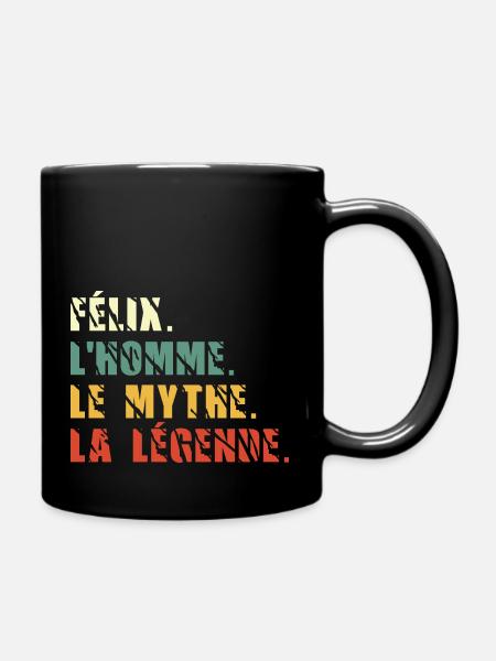 Félix l homme le mythe la légende - Mug uni - noir