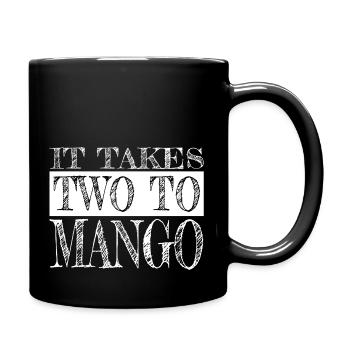 quote bubaprints birthday present beard gang - Tasse einfarbig - Schwarz - Rechts