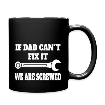 Craftsman Dad Father Mechanic Dad Craft - Full Colour Mug - black - Right