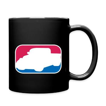 Hotrod Hot Rod V8 Tuning Auto lustiges Geschenk - Tasse einfarbig - Schwarz - Rechts