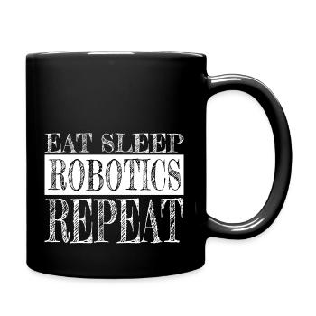 Engineering Colony présente l’idée de construction de science-fiction - Mug uni - noir - Droite