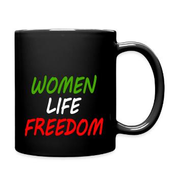 Women life freedom - Mug uni - noir - Droite