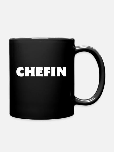 Chefin Boss - Tasse einfarbig - Schwarz