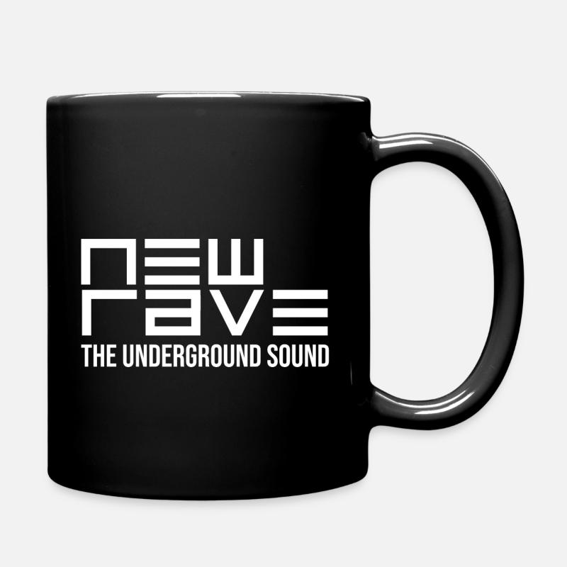 Neues Rave Music Techno House Dance Geschenk - Tasse einfarbig - Schwarz
