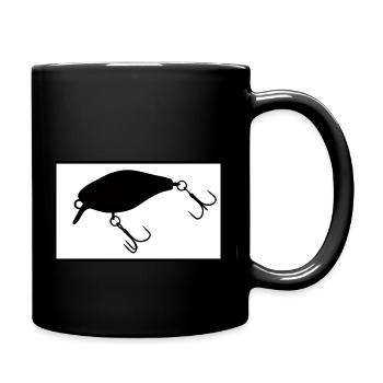 Wobbler Frame - Tasse einfarbig - Schwarz - Rechts