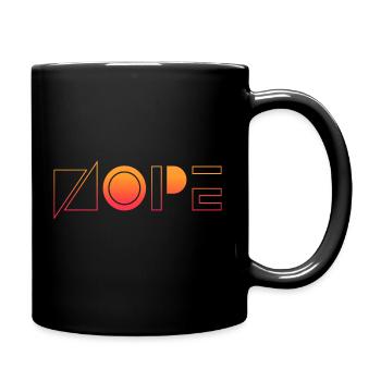NOPE - ne soyez pas un béni-oui-oui! - Mug uni - noir - Droite