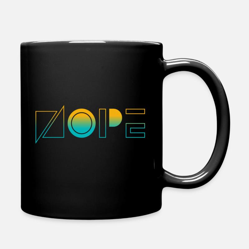 NOPE - ne soyez pas un béni-oui-oui! - Mug uni - noir