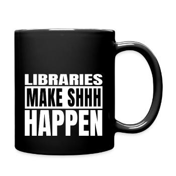 birthday birthday present literary bday better art - Full Colour Mug - black - Right