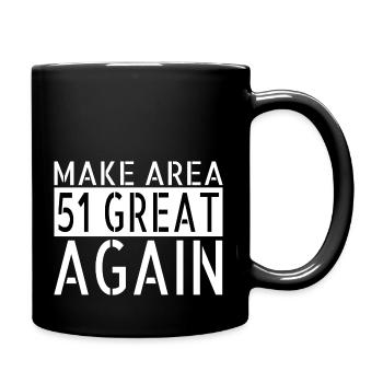 2019 anniversaire cadeau idée déclaration cadeau alien - Mug uni - noir - Droite