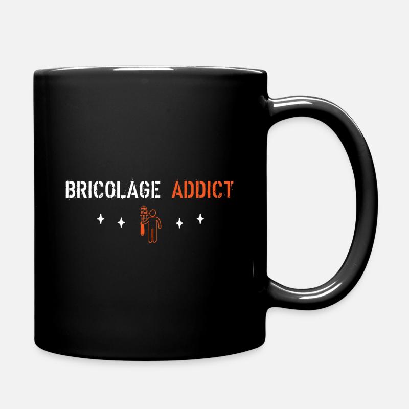 Bricolage addict - Mug uni - noir