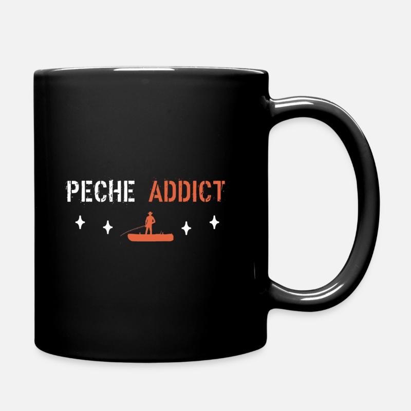 Pêche Addict - Mug uni - noir