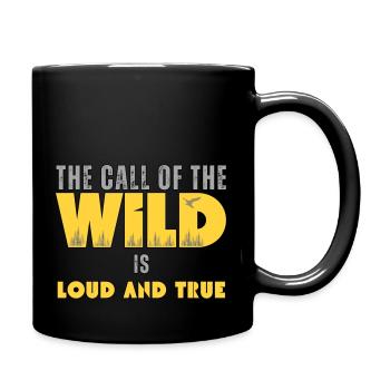 Outdoor Abenteuer Wandern Camping Lustig Outdoor Sagen - Tasse einfarbig - Schwarz - Rechts