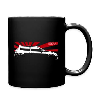JDM EG6 Japan Domestic Market Car - Full Colour Mug - black - Right