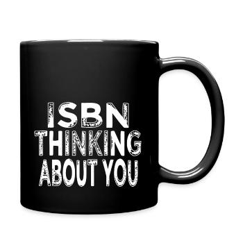 quotes book nerd present birthday present - Tasse einfarbig - Schwarz - Rechts