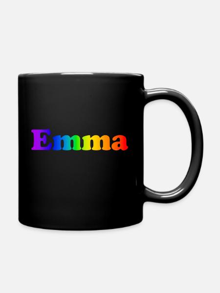 Emma - Tasse einfarbig - Schwarz