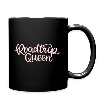 Road Trip Queen - Full Colour Mug - black - Right